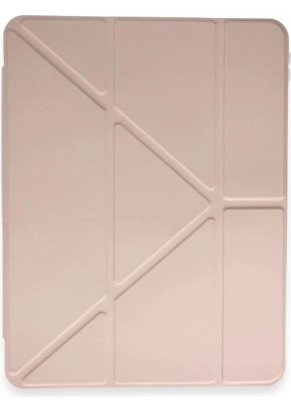 Huawei Honor Pad 9 Kılıf Kalemlikli Mars Tablet Kılıfı - Rose Gold
