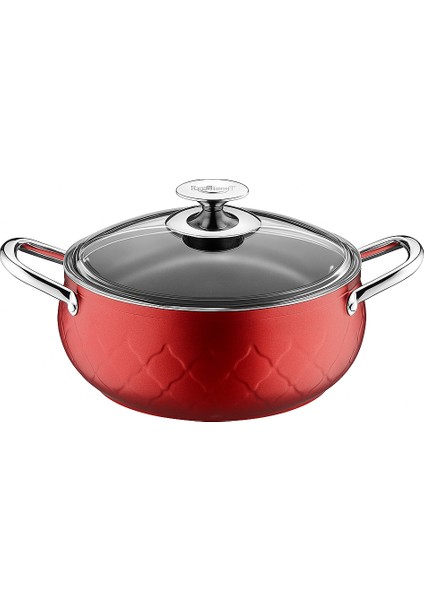 Brillant Granit Tencere Seti 7 Parça Rigel Kırmızı TM-5971 fiyatları