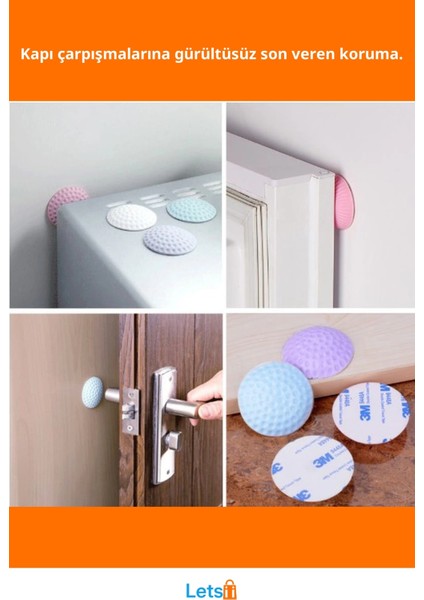 Beyaz Silikon Kapı Duvar Koruyucu Tampon 4'lü Paket fiyatları
