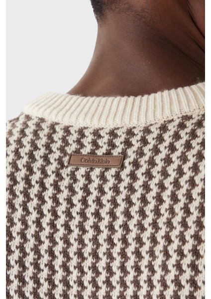 Yünlü Regular Fit Bisiklet Yaka Örme Kazak LV04LD306GGPF Erkek Kazak LV04LD306G Gpf indirimleri