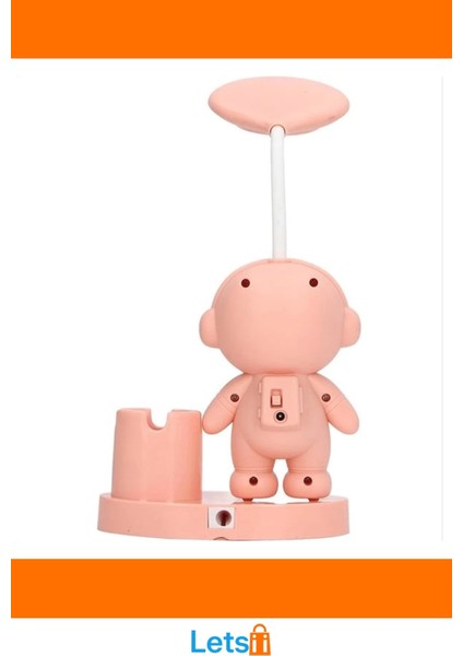 LED Astronot Masa Lambası ve Kalemlik Şarj Edilebilir Dekoratif Gece Lambası indirimleri