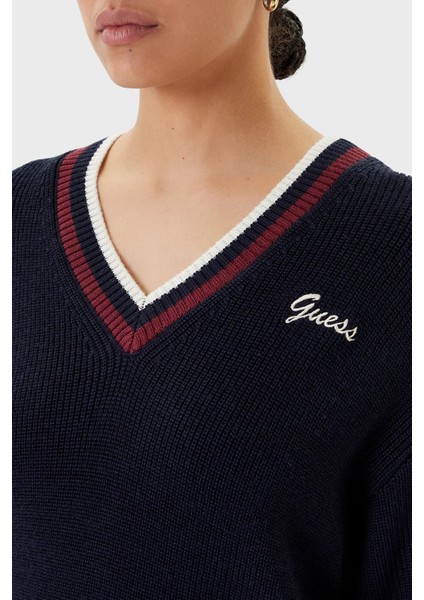 Yün Karışımlı Regular Fit V Yaka Kazak V5BR01Z1152 Bayan Kazak V5BR01 Z1152 A74A fırsatları