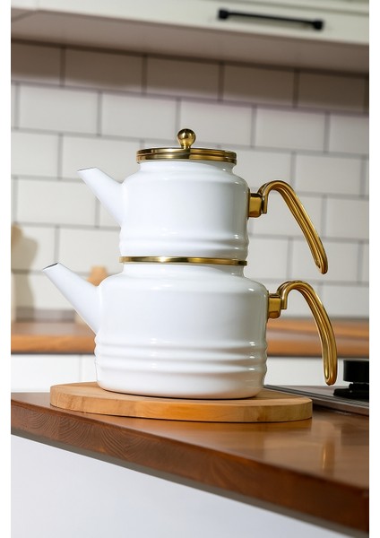 Emily Emaye Çaydanlık Takımı 3 Parça