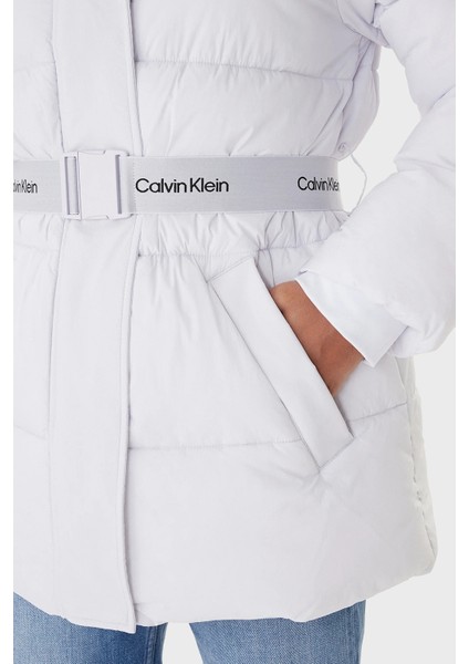 Regular Fit Kapüşonlu Kemer Detaylı Suya Dayanıklı Mont LV047D507GWGA Bayan Mont LV047D507G Wga indirimleri