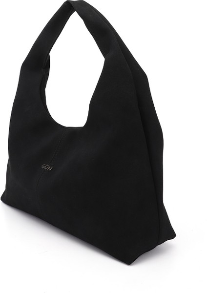 Kadın Siyah Süet El ve Omuz Çantası modelleri