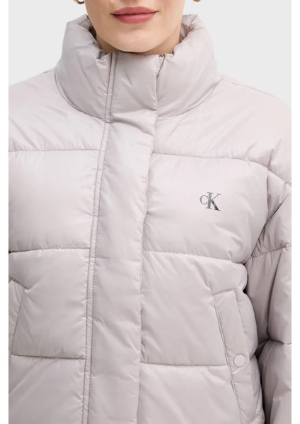 Kapitoneli Regular Fit Dik Yaka Şişme Mont LV047D504GQJL Bayan Mont LV047D504G Qjl fırsatları