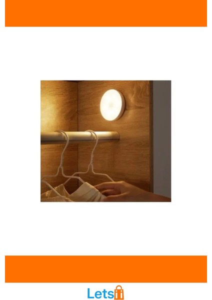 Hareket Sensörlü Şarj Edilebilir LED Lamba 4000K Kırık Beyaz modelleri