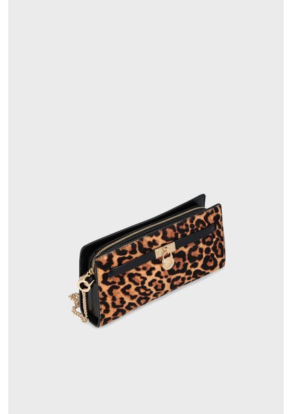 Leopar Desenli Çıkarılabilir Zincir Askılı Çanta 32F5GNXC0H706 Bayan Çanta 32F5GNXC0H 706 fırsatları