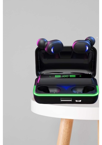 Ikili Bluetooth Kulaklık Dijital Göstergeli Uzun Pil Ömrü Yüksek Ses Kaliteli fırsatları