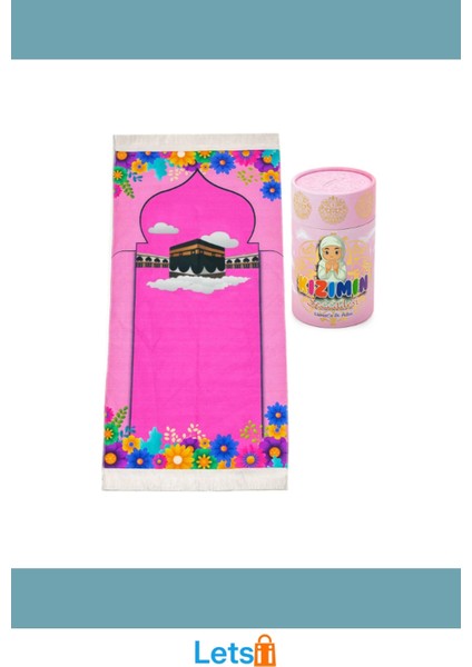 Eğlenceli Desenli Çocuk Seccadesi ve Kumbara Seti modelleri