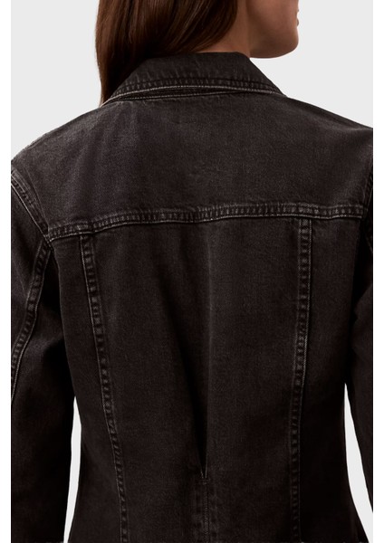 Pamuklu Regular Fit Mini Boy Kot Gömlek Elbise LV047D775G846 Bayan Elbise LV047D775G 846