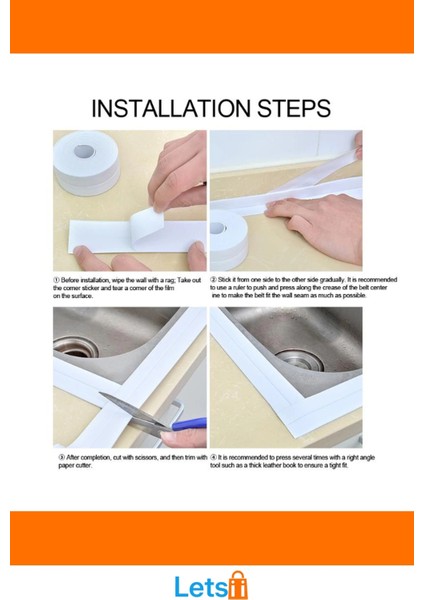 Su Geçirmez Gri Sızdırmaz Bant Mutfak ve Banyo Için modelleri