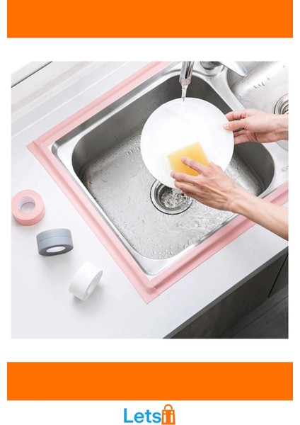 Su Geçirmez Gri Sızdırmaz Bant Mutfak ve Banyo Için fırsatları