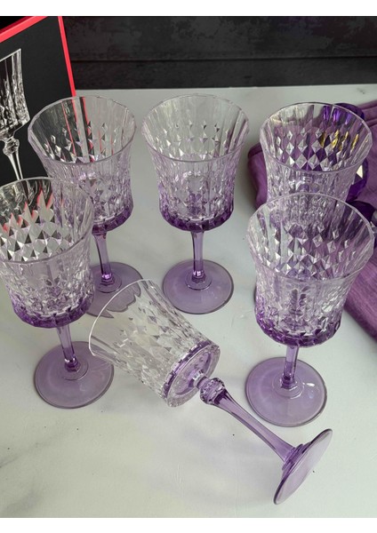 Darkness Mor 4'lü Crystal KADEH(120ML)