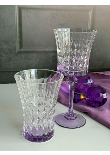 Darkness Mor 4'lü Crystal KADEH(120ML) modelleri