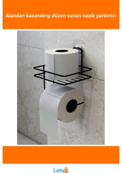 Pratik Yapışkanlı Paslanmaz Metal Tuvalet Kağıdı Tutucu fiyatları