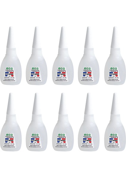 502 Japon Yapıştırıcı 20 gr ( 10 Adet )