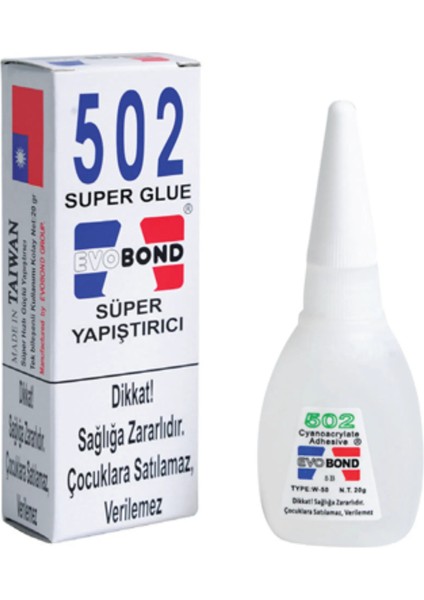 502 Japon Yapıştırıcı 20 gr ( 10 Adet ) fiyatları