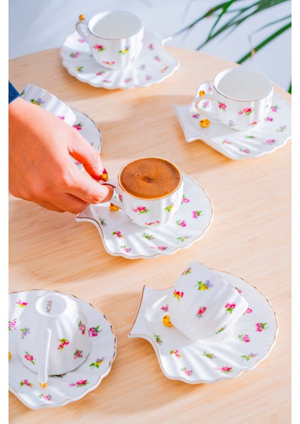 Ladurée 6 Kişilik Kahve Fincan Takımı - 75 ml