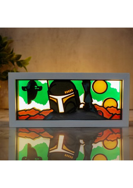 Boba Fett - LED Işık Kutusu