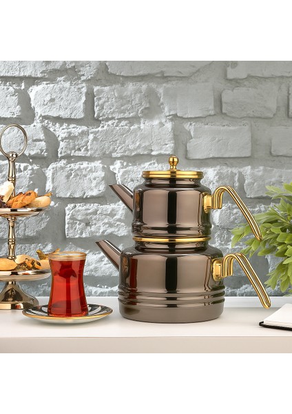 Emily Emaye Çaydanlık Takımı 3 Parça