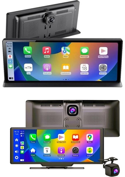 4K Ultra Araç Içi Ön ve Arka Kameralı Ekran Hd 2 Kameralı Torpido Üstü Araç Multimedya indirimleri