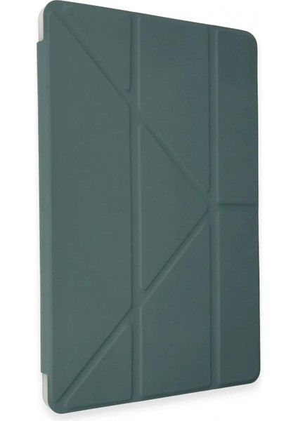 Huawei Honor Pad 9 Kılıf Kalemlikli Mars Tablet Kılıfı - Koyu Yeşil fiyatları