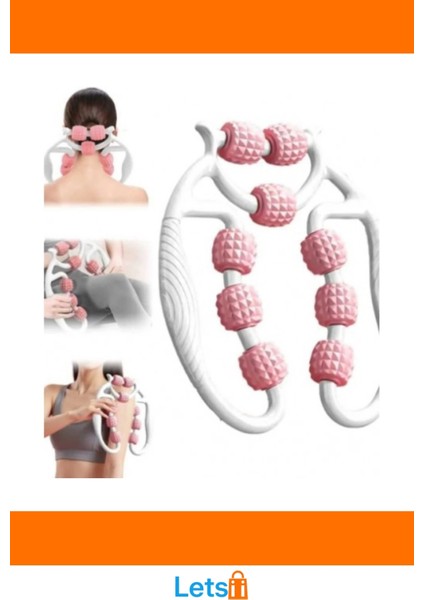 9 Tekerlekli Selülit Masaj Aleti Lenf Drenaj Rulosu fırsatları