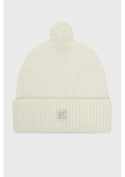 Yün Karışımlı Ponpon Detaylı Bere LV04D8067GQ7C Erkek Bere LV04D8067G Q7C