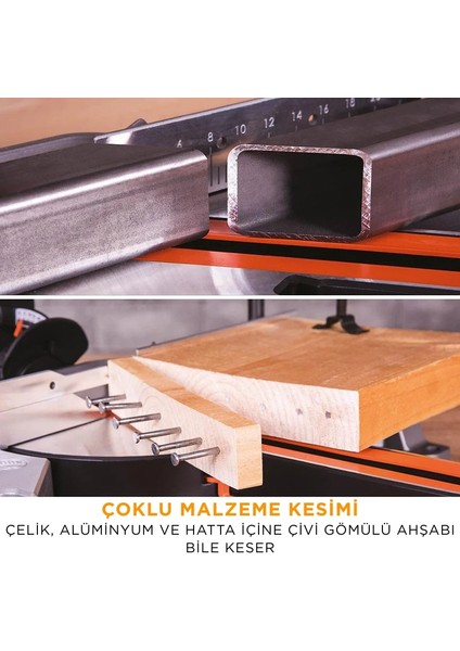 048-0003A R210SMS+ Kızaklı Gönye Kesme Makinesi, 210MM fırsatları