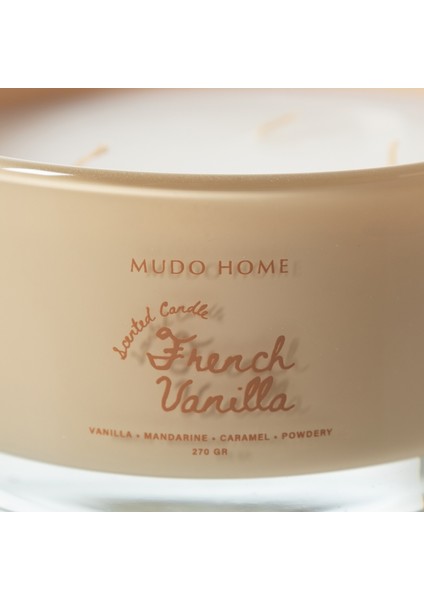 French Vanılla Yatay Mum