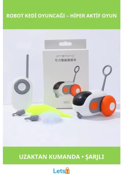 Uzaktan Kumandalı Eğlenceli Robot Kedi Oyuncağı