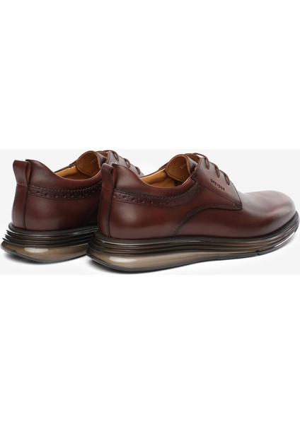 Erkek Kahverengi Hakiki Deri Oxford Ayakkabı 5K1KA16231 fırsatları