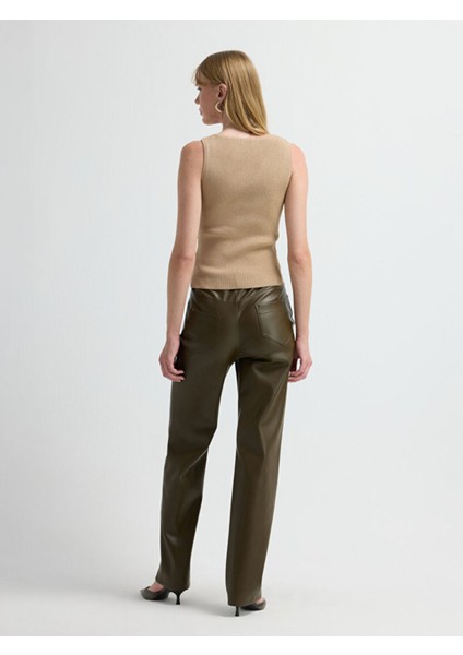 Fitilli Triko Bluz Camel 11545627000 indirimleri