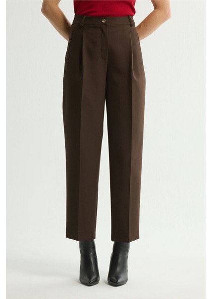 Pileli Cepli Pantolon Kahve 153L9715001 modelleri