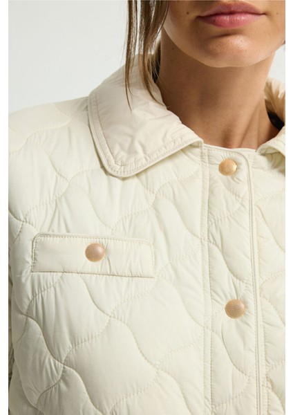 Kapitone Cepli Kısa Mont Vanilya 152L9396000 fiyatları