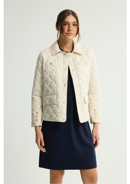 Kapitone Cepli Kısa Mont Vanilya 152L9396000 fırsatları