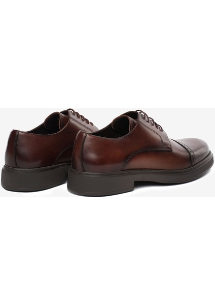 Erkek Kahverengi Hakiki Deri Oxford Ayakkabı 5K1KA18681 fırsatları