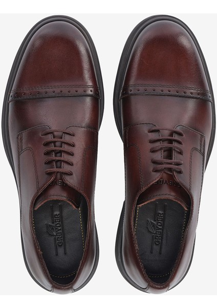 Erkek Kahverengi Hakiki Deri Oxford Ayakkabı 5K1KA18681 indirimleri