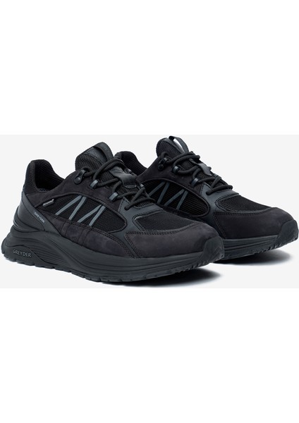 Erkek Siyah Hakiki Deri Su Geçirmez Outdoor Ayakkabı 5K1GA17680 modelleri