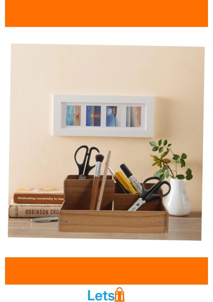 Doğal Ahşap Masa Üstü Düzenleyici Kutu modelleri