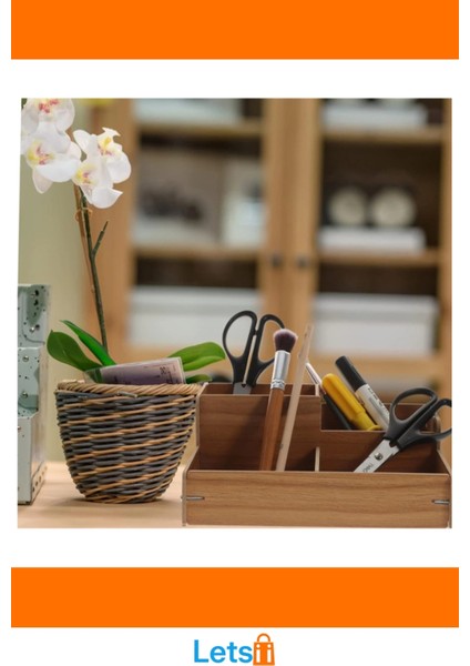 Doğal Ahşap Masa Üstü Düzenleyici Kutu fırsatları