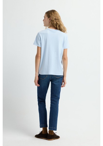 Kısa Kollu Tişört Mavi 17545990000 indirimleri