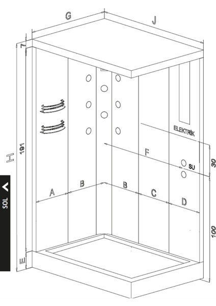Nils Dikdörtgen Tekne Üzeri Kompakt Sistem fırsatları