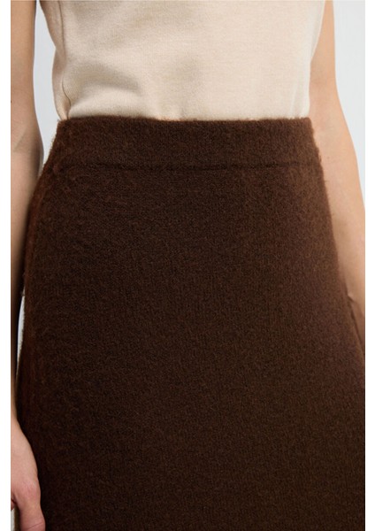 Triko Midi Etek Kahve 12745306000 indirimleri