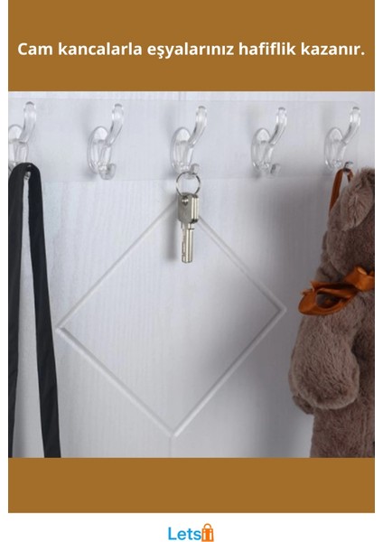 Kendinden Yapışkanlı 5 Kancalı Pratik Askı fiyatları
