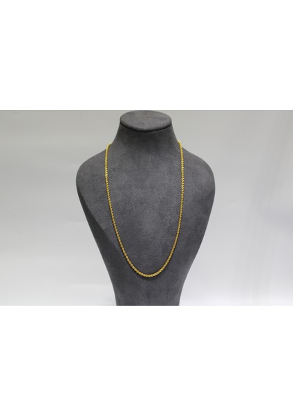 14 Ayar Altın Halat Modeli Zincir Kolye 3.09 gr indirimleri