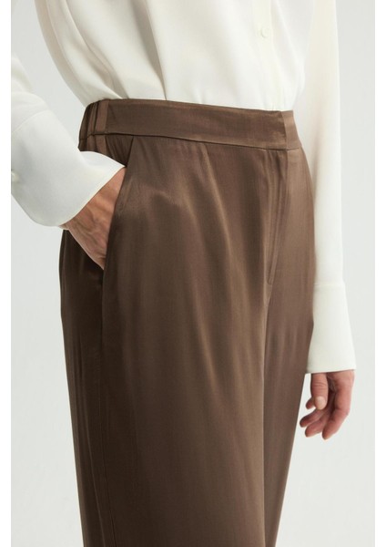 Bol Paça Cepli Pantolon Kahve 153L7821018 fiyatları