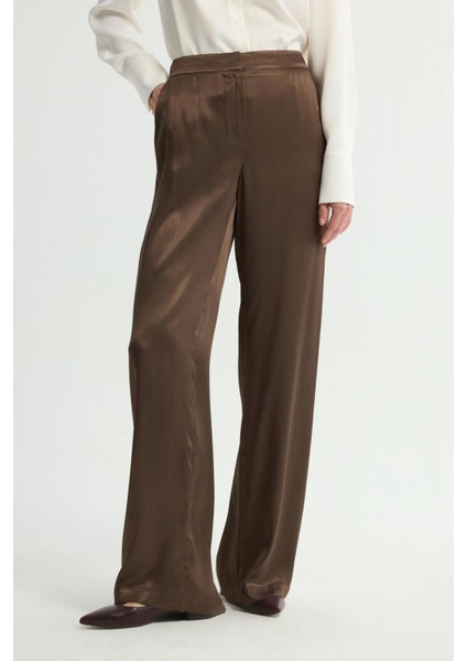 Bol Paça Cepli Pantolon Kahve 153L7821018 modelleri