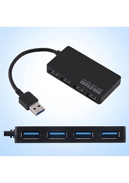 4 Port 3.0 USB Hub Yüksek Hızlı Çoklayıcı Ultra Ince Slim USB Splitter Swıtch USB Çoğaltıcı Adaptör indirimleri